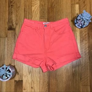 American Apparel Salmon Shorts Size 2 NWT